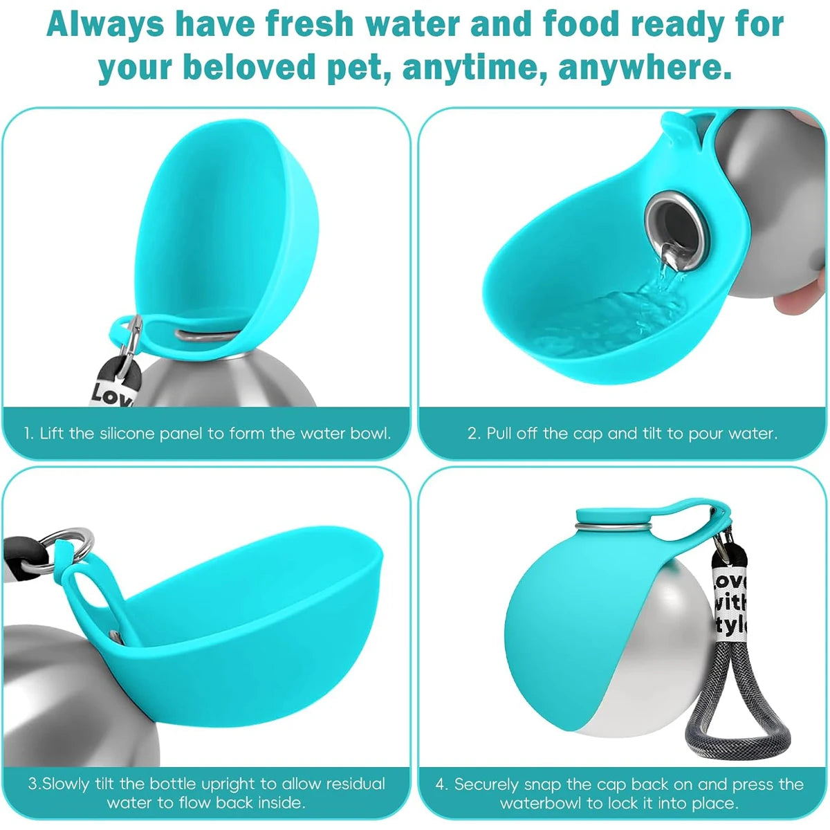 Agua fresca para tu mejor amigo, estés donde estés!